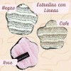 Esponja Limpieza Facial Almohadilla Desmaquillante Doble F