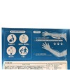 Ordi HLT-NM-100 Disposable Gloves, Long, M, Transparent, 100 Pieces, No