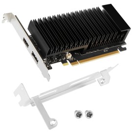 LT Easiyl Computer Half Height Graphics Card Bracket DP+HDMI Barrier Compatible with MSI GT 1030 2GB LP OC