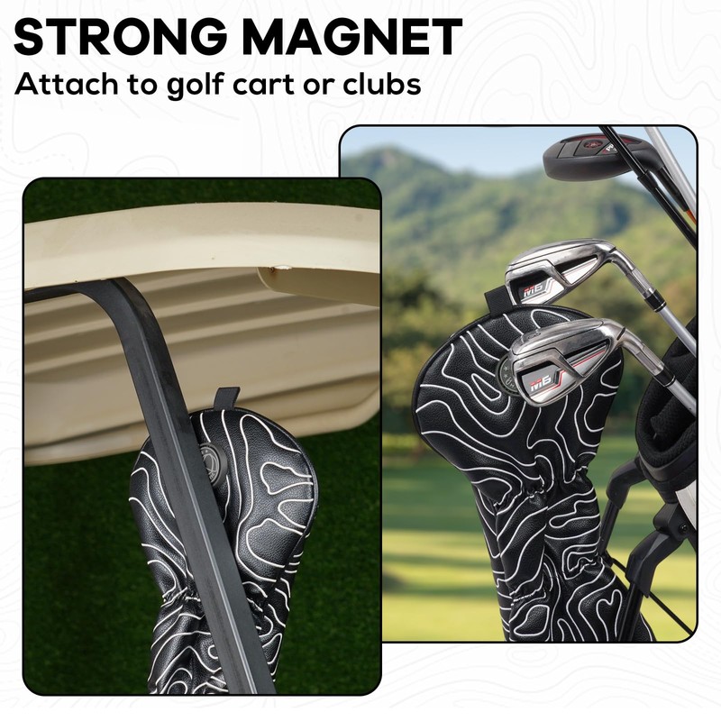 Golf Club Head covers Hybrid Utility Rescue with Interchangeable Number