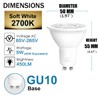 ILC GU10 LED Light Bulb 40 Watt Equivalent Color Changing