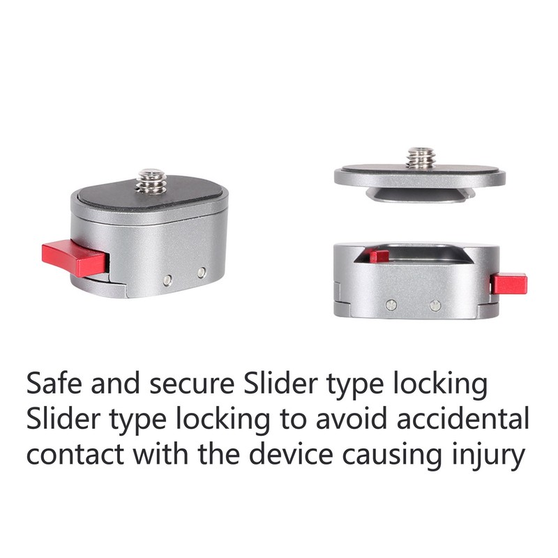 Mini Quick Release Plates Slider Lock Folding Magnetic Clamp Quick