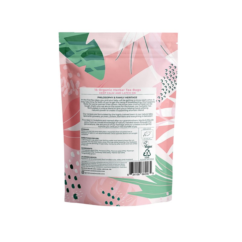 Myrtle & Maude - Milk Flow Tea - Boost Lactation