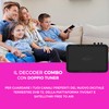 Tivùsat Combo Q80 4K Decoder Black, Activated Recording Function, 2-in-1