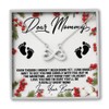 Expecting Mom Infinity Heart Necklace, Pregnant Woman, Gift for Mom