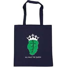 Hippowarehouse All Kale The Queen Tote Shopping Gym Beach Bag 42cm x38cm, 10 litres