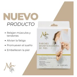 10 Parches Para Pies. Desintoxica. Relajantes. Mc Nails Life