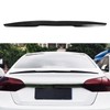 Rear Trunk Spoiler 113.5x7cm Rubber Black Universal Exterior Trim for