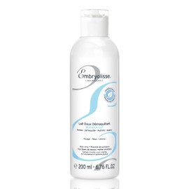 Embryolisse Gentle Cleansing Milk, 6.8 fl oz (200 ml), Waterproof Makeup Remover, Milk Cleansing