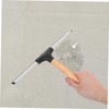 VICASKY Wooden Handle Glass Squeegee Multi Purpose Cleaning Tool for