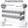 Kitchen Wrap Dispenser & Cutter for Cling Film and Foil