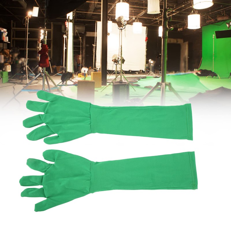Universal Chromakey Green Screen Glove, Invisible Effect Background Glove, Green