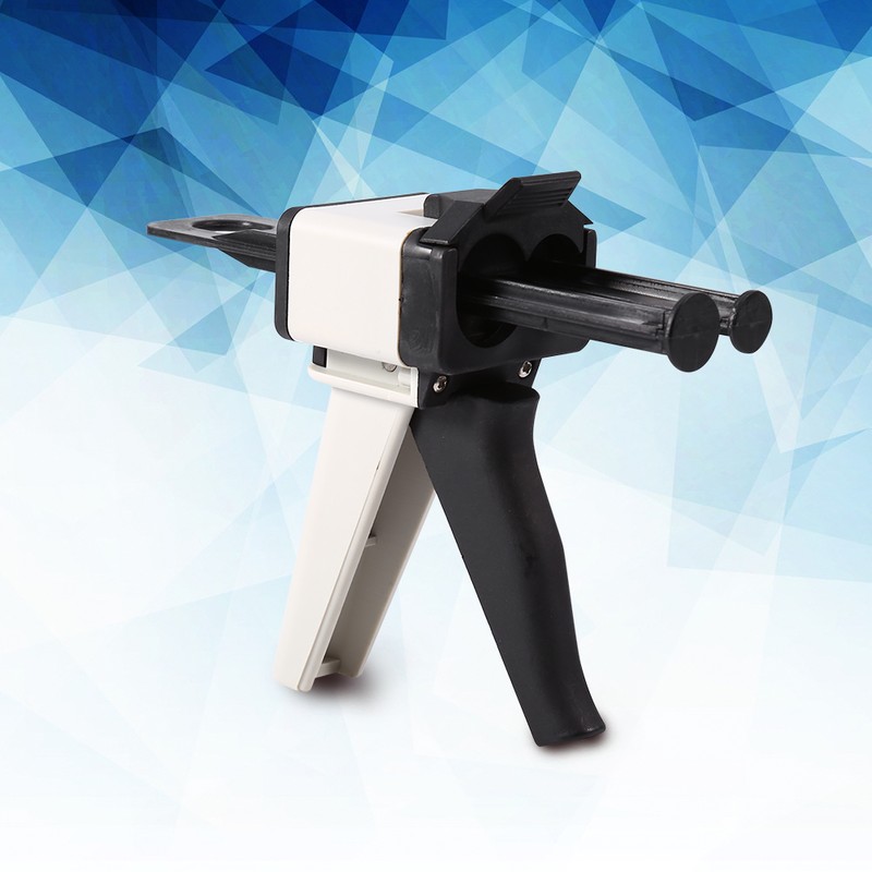 Dental Impression Universal 1:1/2:1 Cartridge Mixing Dispenser Delivery Caulking Gun