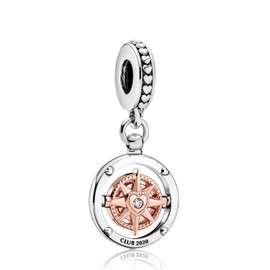 BEEUVIP Women's Life of Animals Charm Pendant for Bracelet 925 Sterling Silver Birthstone Charms Beads Fits Bracelet, Silver, Cubic Zirconia