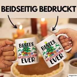 Trendation - Secret Santa Gift for Women Colleagues Gift Secret Santa Christmas Best Secret Santa Gift Ever Scrap Gnomes (White)