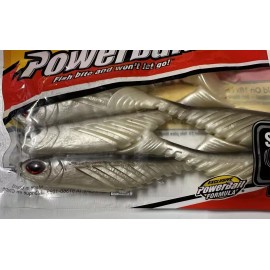 Berkley PowerBait 4'' Ripple Shad Fishing Soft Bait  - 5 Pcs / Color  - Select - Smelt - 4" / 11cm - 5 Count