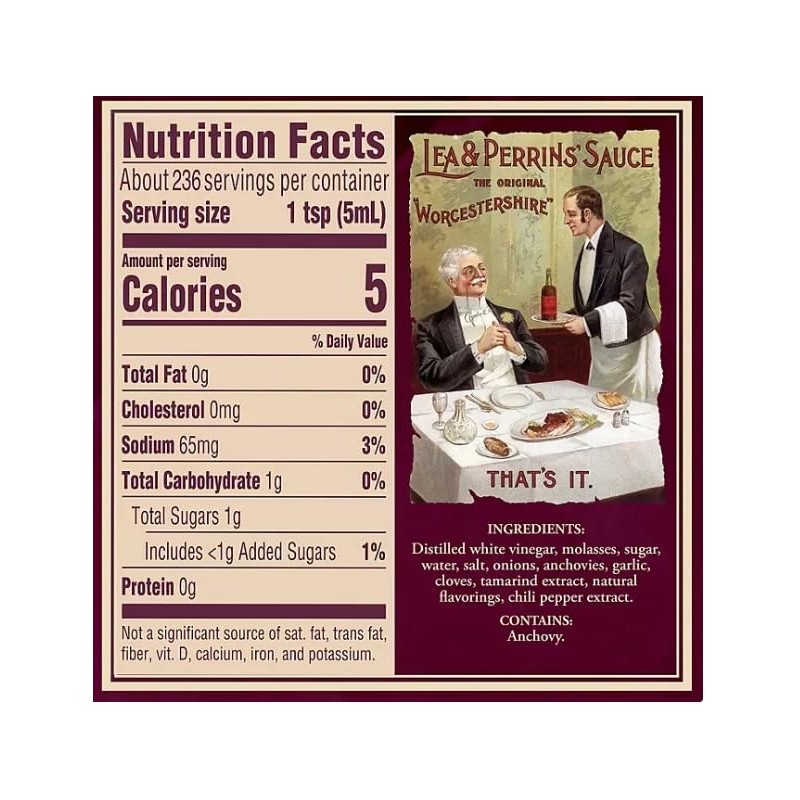 Lea & Perrins Worcestershire Sauce, 20 Fl Oz (Pack of