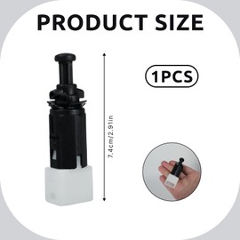 Brake Light Switch Compatible with Trafic 2 Twingo, Kangoo, Clio, Espace, Laguna, Master - OEM Replacement 7700414988, 4545450214 - Durable ABS Material, Easy Installation