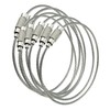 Key Holder Wire Ring Approximately 15 cm 10-Piece Set Screw-Type