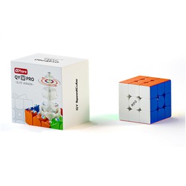 XMDCuber QY Toys M Pro 3x3 Speed Cube Magnetic Stickerless, Magic Cube 3x3x3 for Children Beginners, 48 Magnets, 56 mm