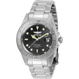 Invicta Mens Pro Diver Quartz Watch, Silver, 29937