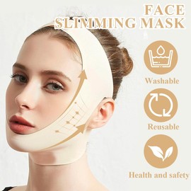 XBFOCNH V Face Masks, Reusable V-Line Mask, for Double Chin and Saggy Face Skin