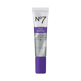 No7 퓨어 레티놀 크림 - 주름, 잔주름 및 퍼프를 위한 언더 크림과 0.5% 시어 버터를 함유하여 피부를 부드 No7 Pure Retinol Cream - Under eye cream with 0.5% shea butter for wrinkles, fine lines, and puffiness