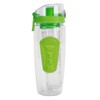 Fruit Infuser Water Bottle Anti Slip Grip Flip Top Lid