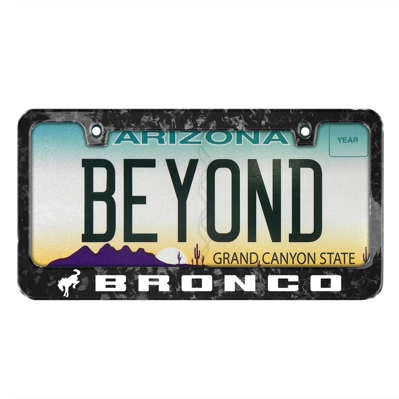 iPick Image Compatible with Ford Bronco Real Black Forged Carbon