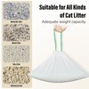 120 Count Cat Litter Box Liners for Drawstring Closure, Heavy