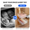 WOCHUANGSI 2 Pack Closet Pull-Out Baskets Bra Underwear and Sock