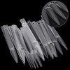 300 Pcs Nail Swatch Sticks with Ring, Stiletto Nail Polish