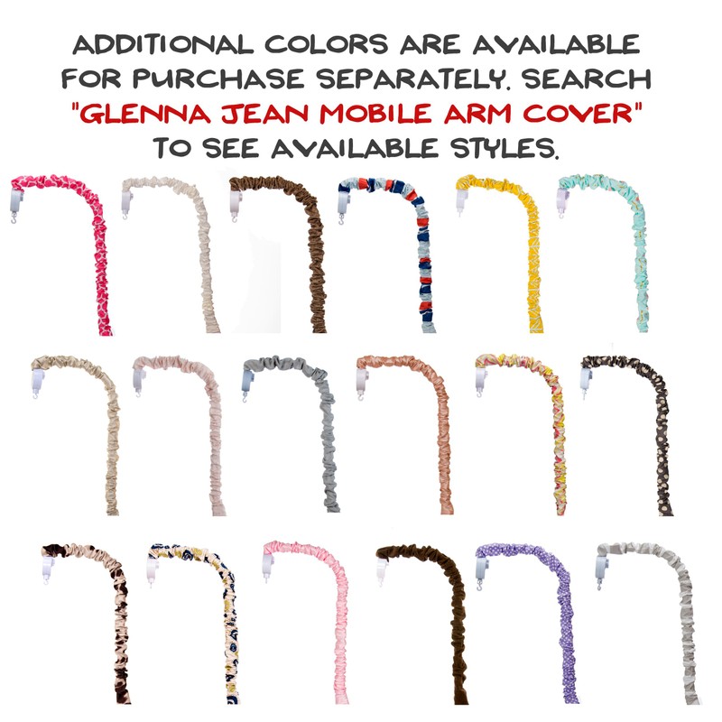 Glenna Jean Swizzle Mobile Arm Cover 54", Crib, Baby Nursery