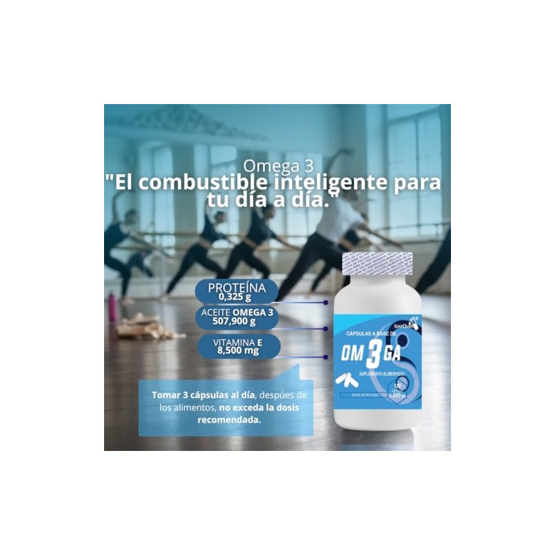 Omega 3 (aceite de pescado en polvo) con Vitamina E