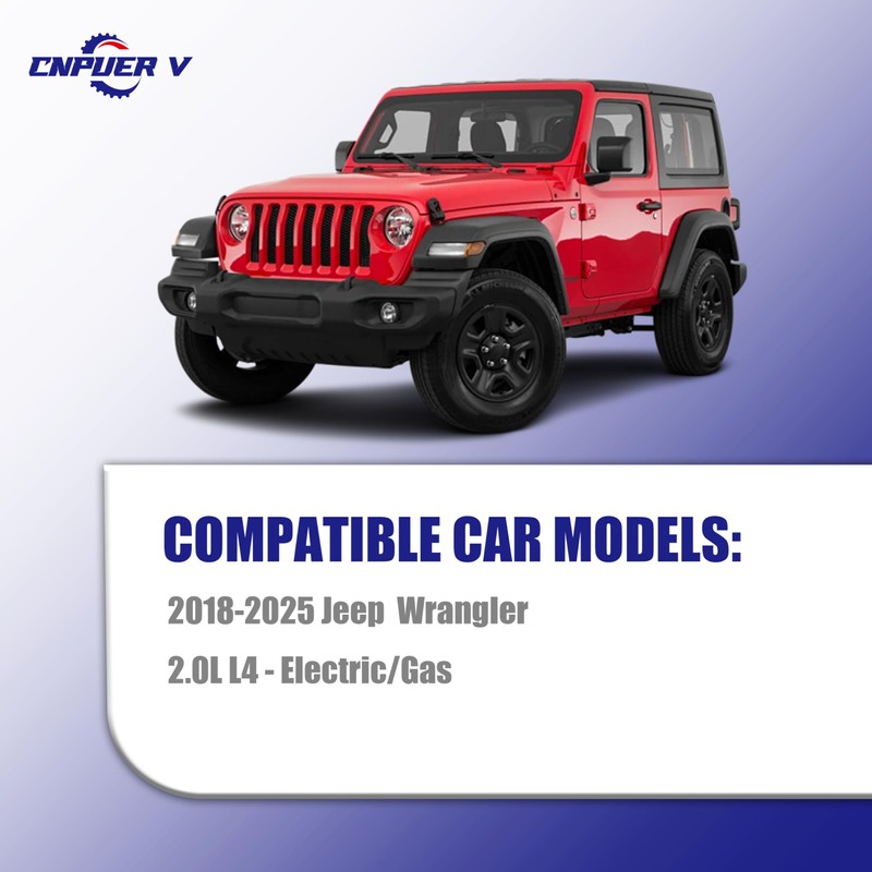 CNPUERV Coolant Reservoir Tank with Cap for Jeep Wrangler JL