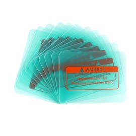 MACHSWON 10pcs Welding Helmet Covers Lens Protector Lens Filter Covers 100x47x0.8mm Transparent Replacement Lens for Solar Car Darkening Welding Helmet