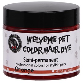 WELYEME Semi-Permanent Dog Hair Dye, Food-Grade Pigment Dog Dye, Pet Hair Dye Used by Grooming Salons, Cats and All Pets Can be Bathed