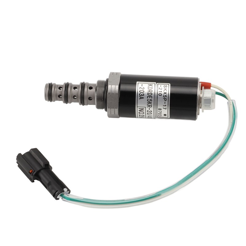 Alloy Steel Excavator Hydraulic Pump Solenoid Valve KDRDE5KR‑20/40C13‑203A for KOBELCO