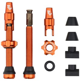 Wolf Tooth Tubeless Valve Stem Kit for Clik Valve - 44mm Orange