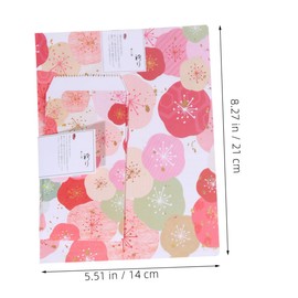 Operitacx 4sets Vintage Illustrated Writing Paper Kit Envelopes Fresh Printing Ancient Style Letter Paper Students and Staff Beautiful Patterns