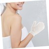 FOMIYES Polyester Skin Exfoliator Glove Body Scrubber for Shower Exfoliating
