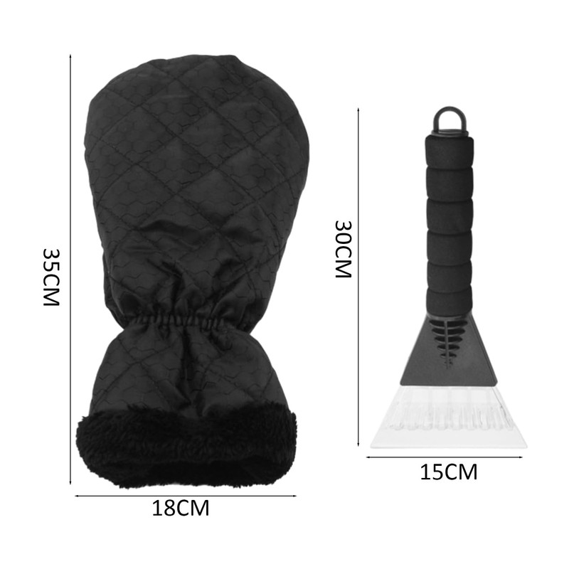 MAXQUU 2 Piece Car Ice Scraper Set, Car Windshield Ice