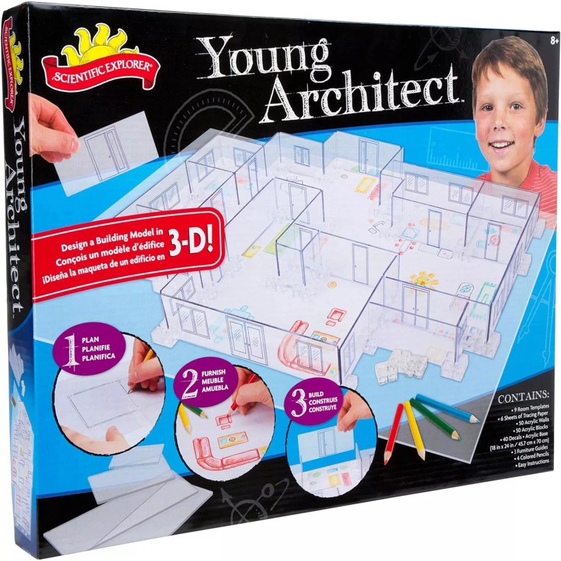 Scientific Explorer Young Architect 3-D Building Set FUN LEARNING!