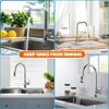 Niciksty 4 Pcs Undermount Sink Brackets for Narrow Cabinet, Undermount