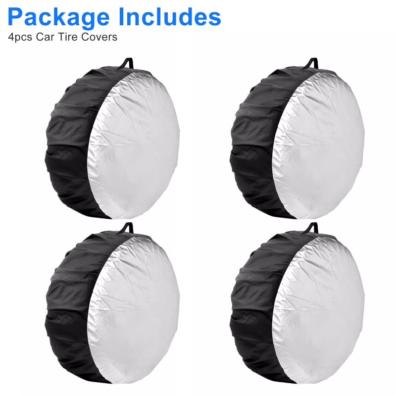 Octoder 4pcs 31" Tire Covers Waterproof UV-Resistant for SUV RV