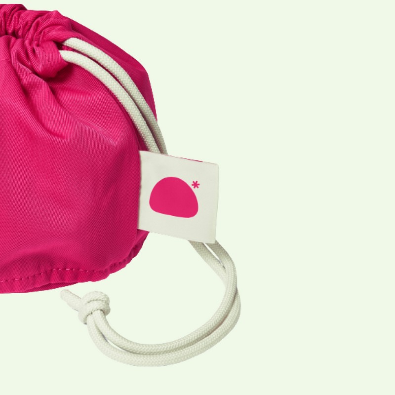 Slow Glow Berry Pink Pouch / 슬로우글로우 베리핑크 파우치