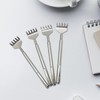 Silver Back Scratcher for Men Women,Extendable Stainless Steel Telescoping Backscratchers