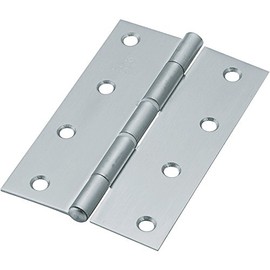 TRUSCO(トラスコ) ステンレス製中厚蝶番 ナイロンリング入 全長102mm (4個入) ST-999NR-102HL