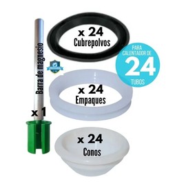 Empaque Guardapolvo Cono Barra Magnesio Calentador Solar 24