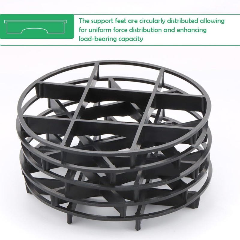 TWZKXC 8 Pcs 4.35" Plant Saucer Drainage Rack Stand, Pot
